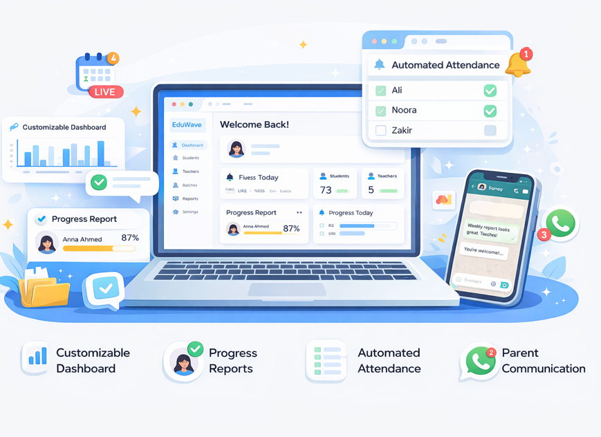 EduWave Dashboard Experience